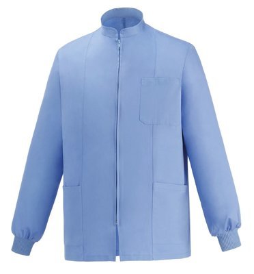 EGOCHEF Vasco light blue casacca uomo zip