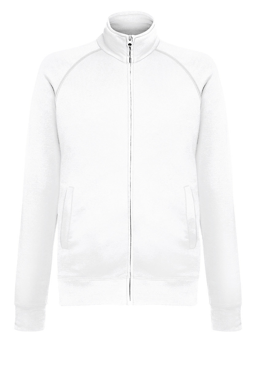 FRUITOFTHELOOM Leggera Felpa unisex, Colore: 30 bianco