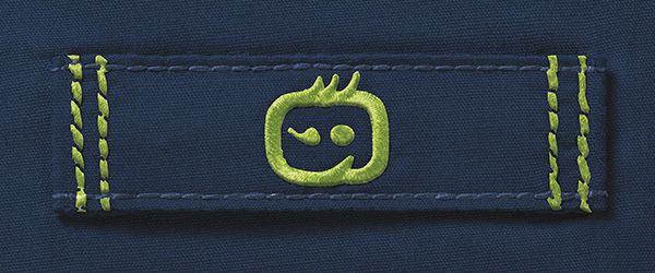 navy + green apple