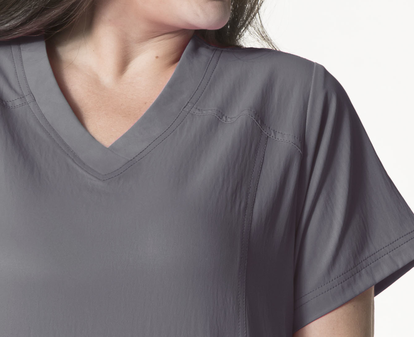 PLUS Casacca donna scollo a V curvo