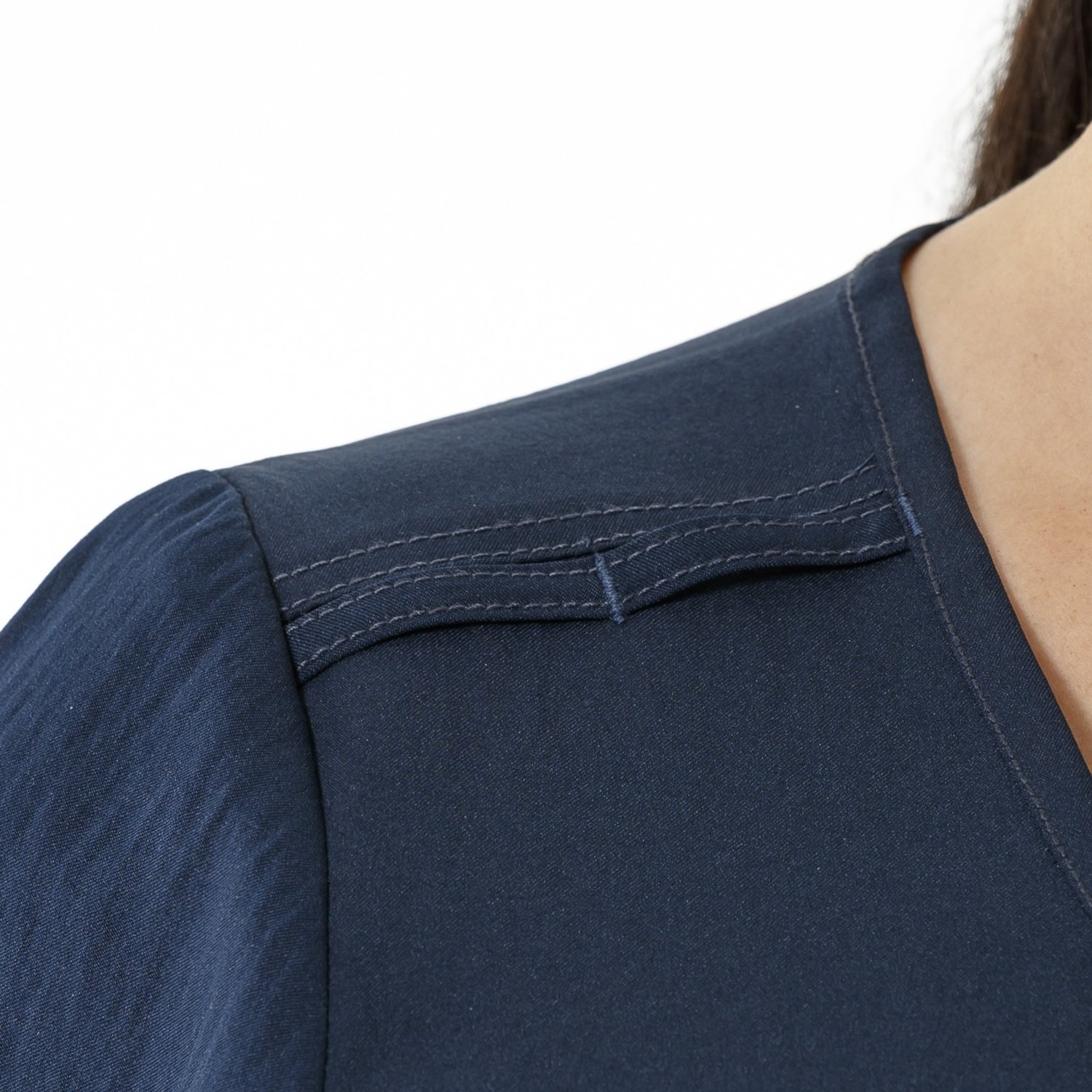 PLUS Casacca donna scollo a V chiuso