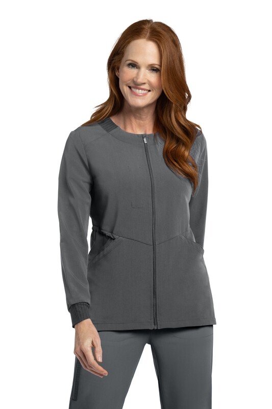 Casacca donna 5101 zip - white