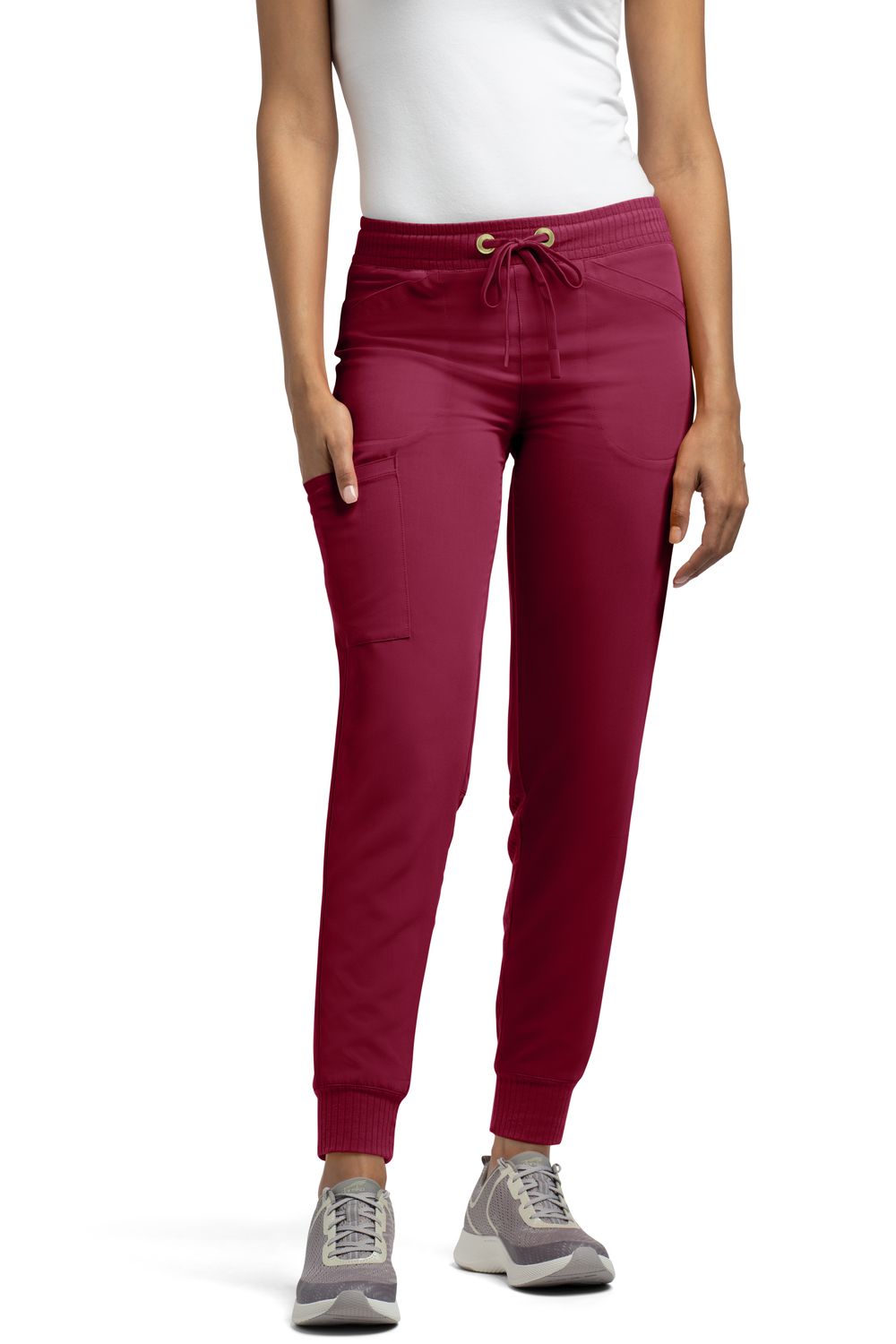 Pantalone donna 9101 jogger - wine Pantalone donna 9101 jogger - wine