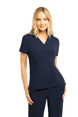 Casacca donna NOVA scollo a V - navy blue