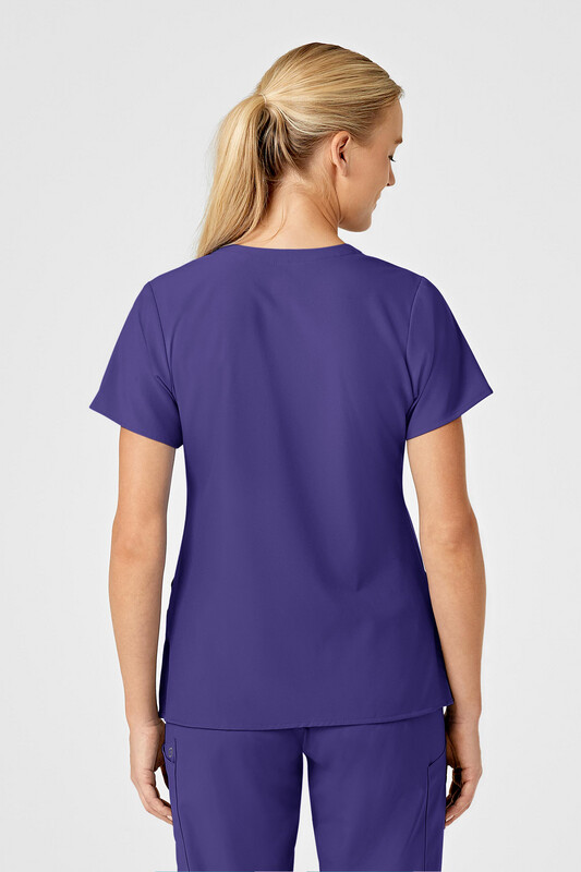 6155 scollo a V - viola
