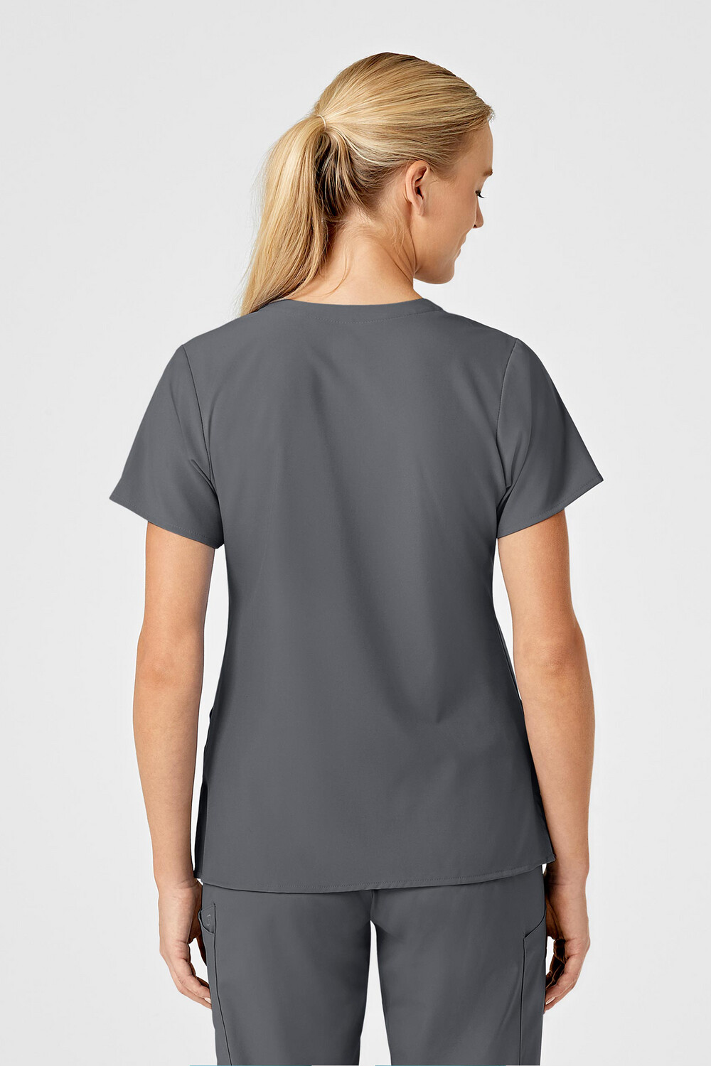 Casacca donna 6155 scollo a V pewter