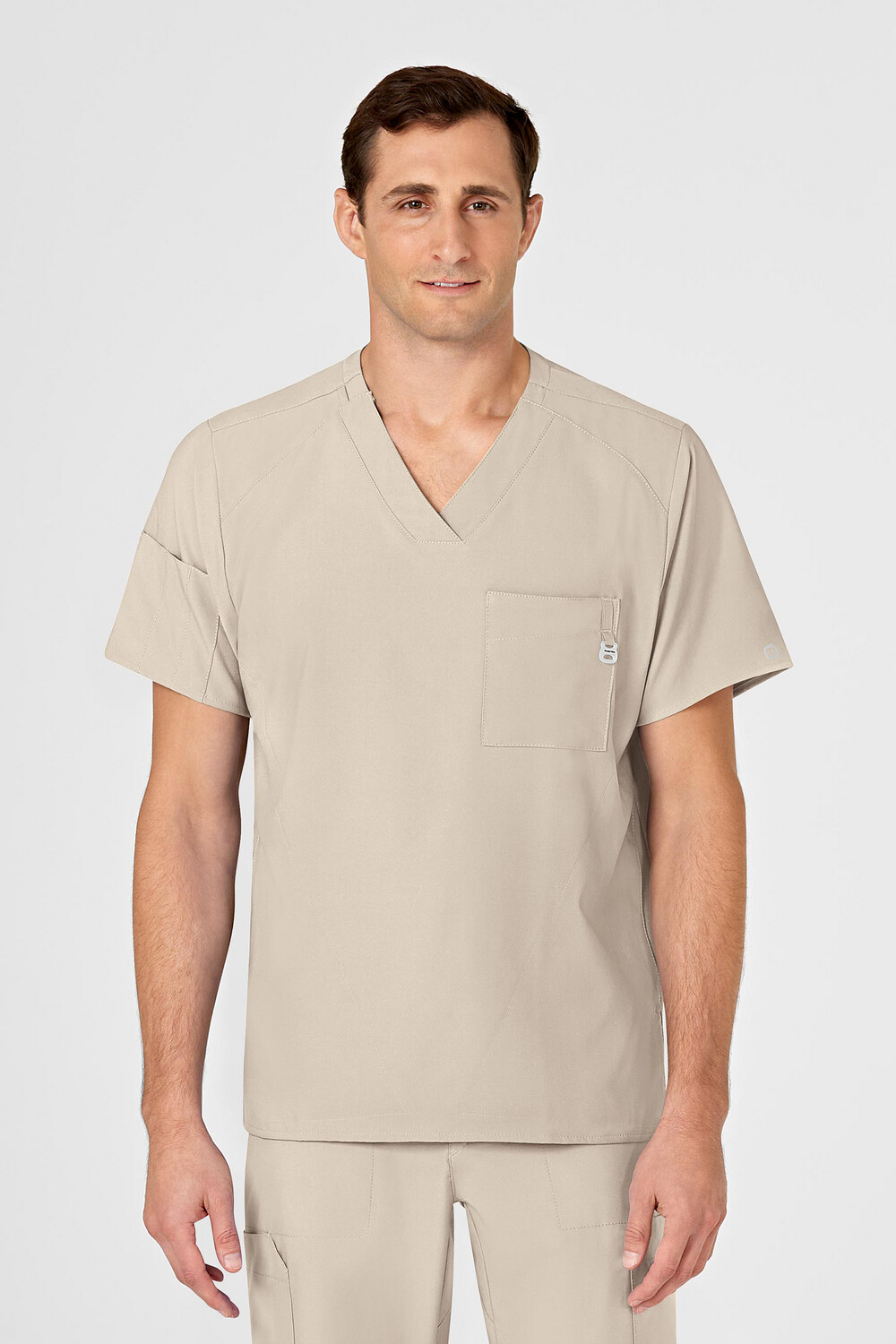 6355 scollo a V - beige