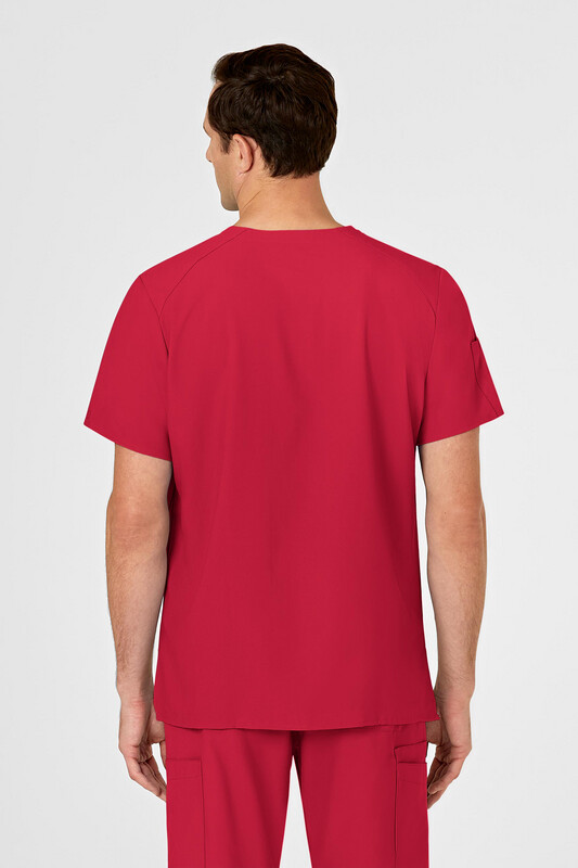 6355 scollo a V - rosso