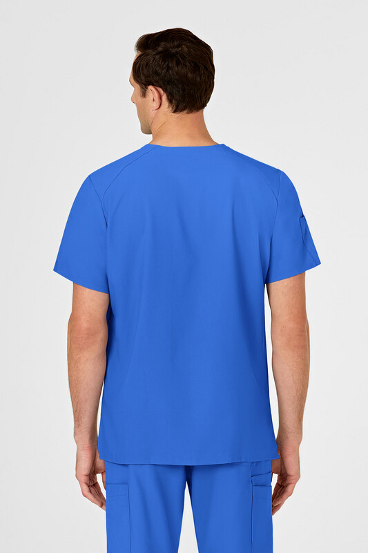 6355 scollo a V - blu royal