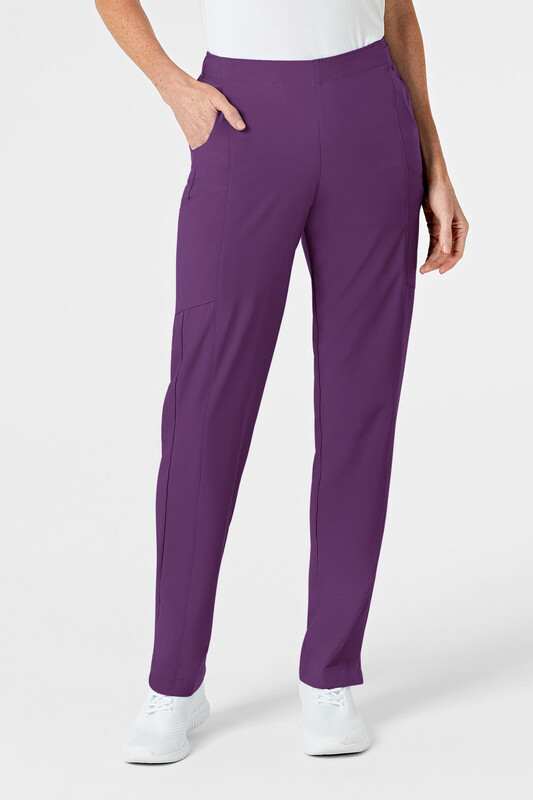 Pantalone donna 5155 cargo 7 tasche eggplant