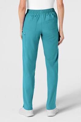 Pantalone donna 5155 cargo 7 tasche teal blue