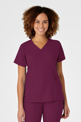 Casacca donna 6455 scollo a Y wine