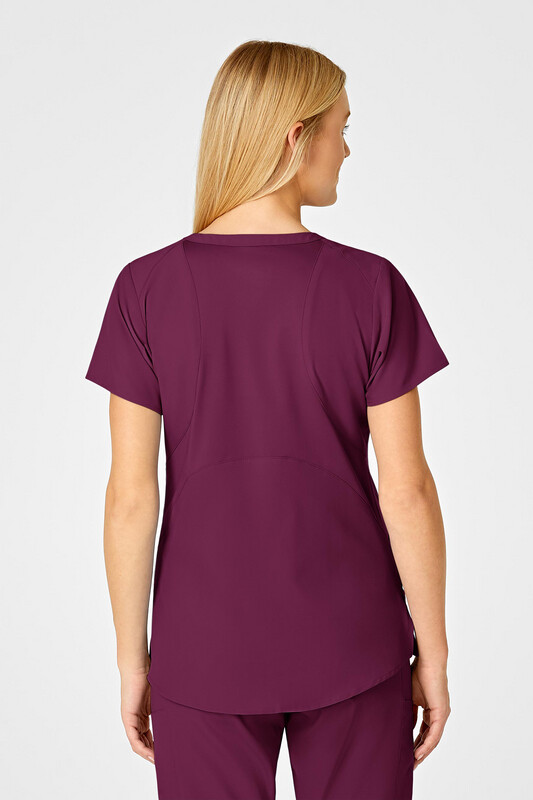 Casacca donna 6555 scollo a V wine