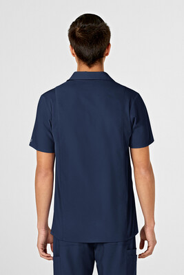 Casacca uomo 6055 scollo a V polo navy blue