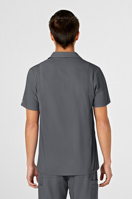 Casacca uomo 6055 scollo a V polo pewter