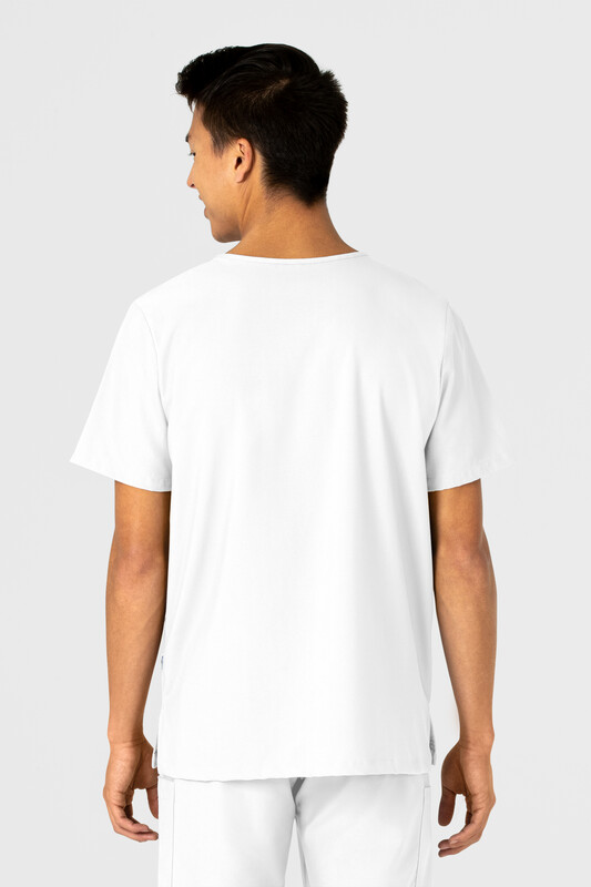 Casacca unisex 6855 scollo a V white