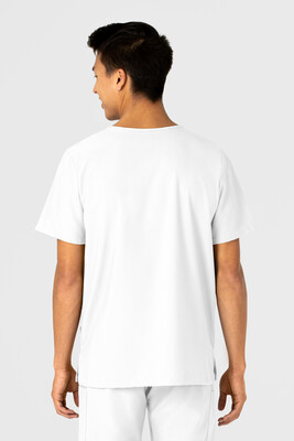 Casacca unisex 6855 scollo a V white