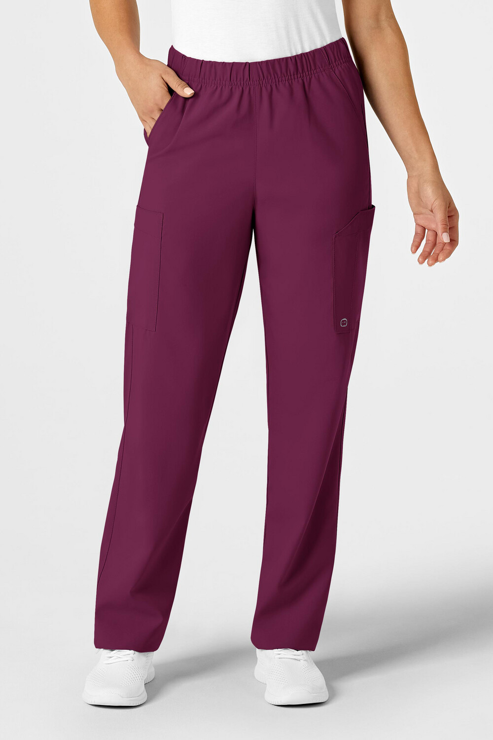 Pantalone unisex 5855 cargo wine