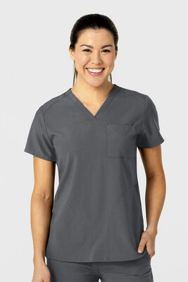 Casacca donna 6045 scollo a V pewter