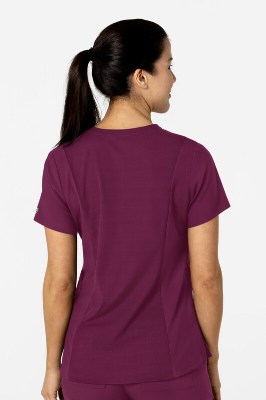Casacca donna 6045 scollo a V wine