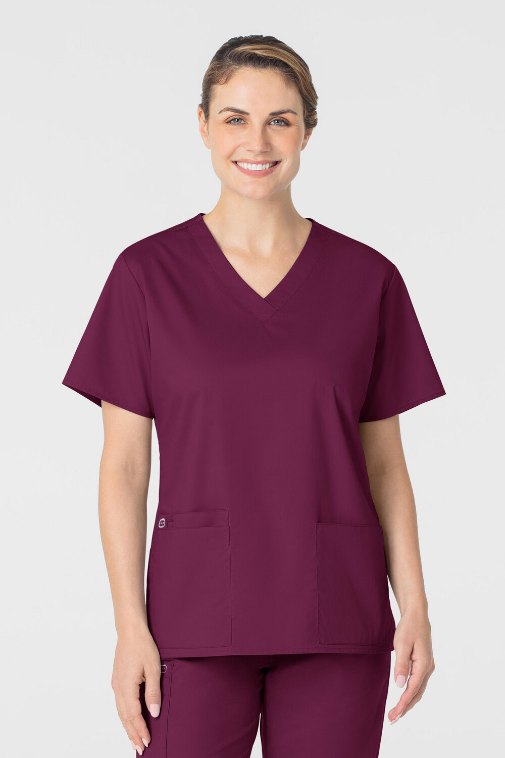Casacca donna 101 scollo a V wine Casacca donna 101 scollo a V wine