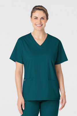 Casacca donna 101 scollo a V caribbean blue Casacca donna 101 scollo a V caribbean blue