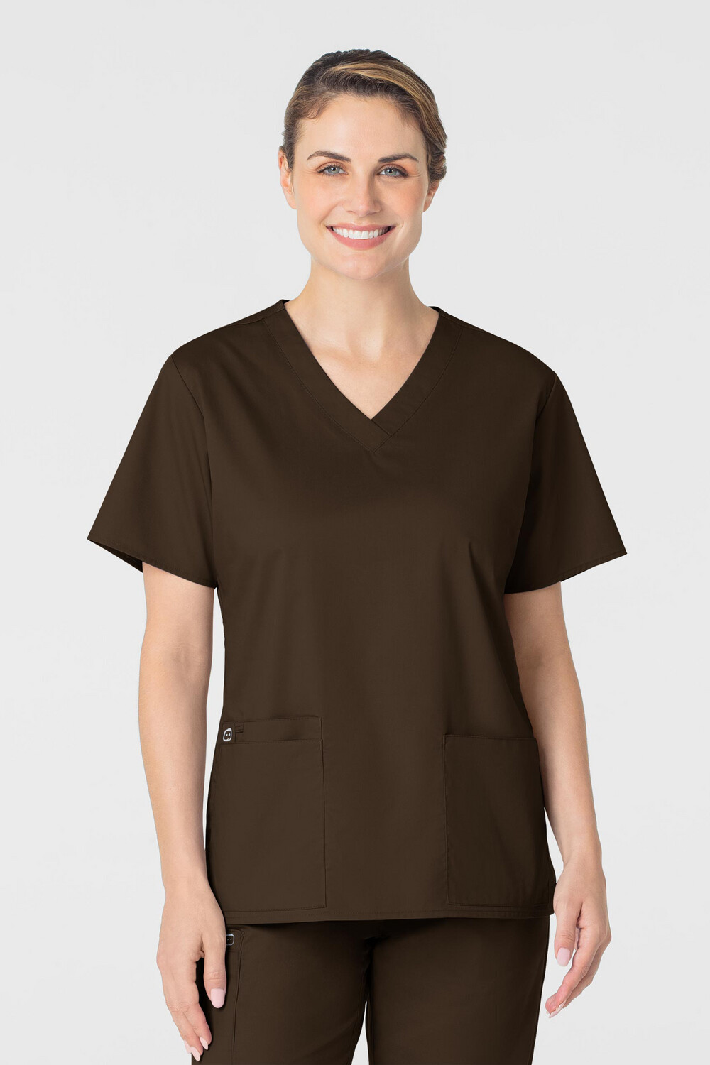 Casacca donna 101 scollo a V chocolate Casacca donna 101 scollo a V chocolate