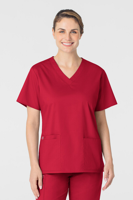 Casacca donna 101 scollo a V red