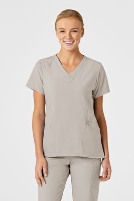 6155 scollo a V - beige chiaro