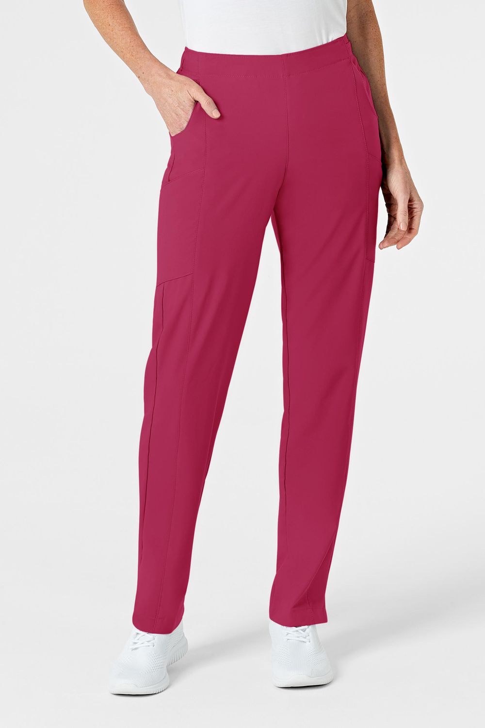 Pantalone donna 5155 cargo 7 tasche magenta