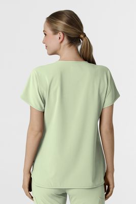 Casacca donna 6634 scollo a V arrotondato fresh mint