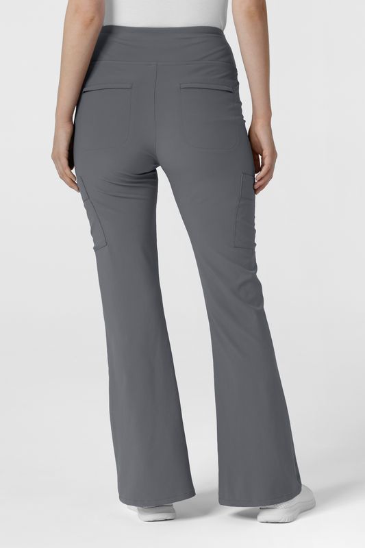 Pantalone donna 5534 cargo svasato pewter