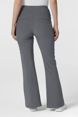 Pantalone donna 5534 cargo svasato pewter