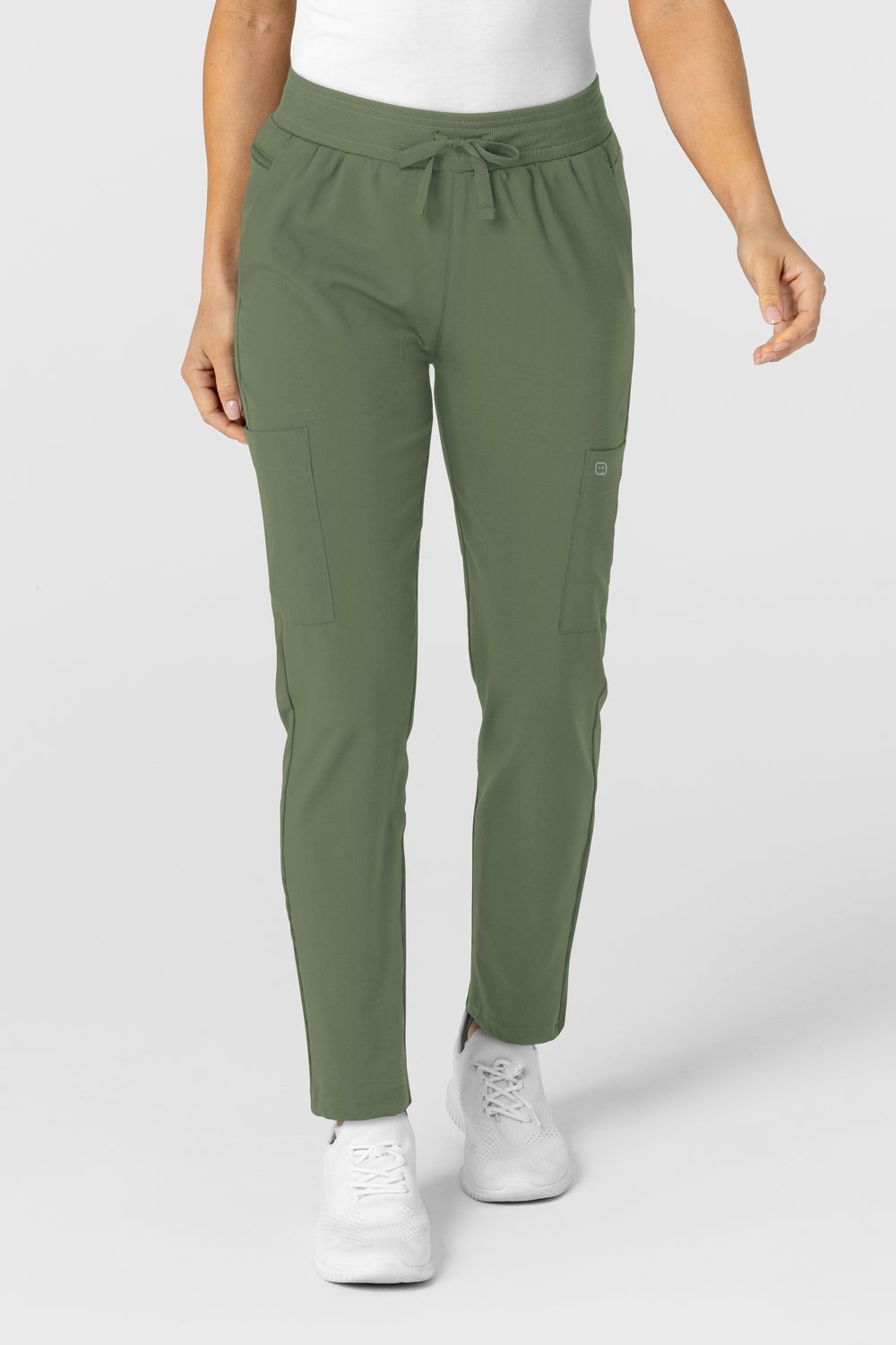 Pantalone donna 5045 sport 8 tasche olive