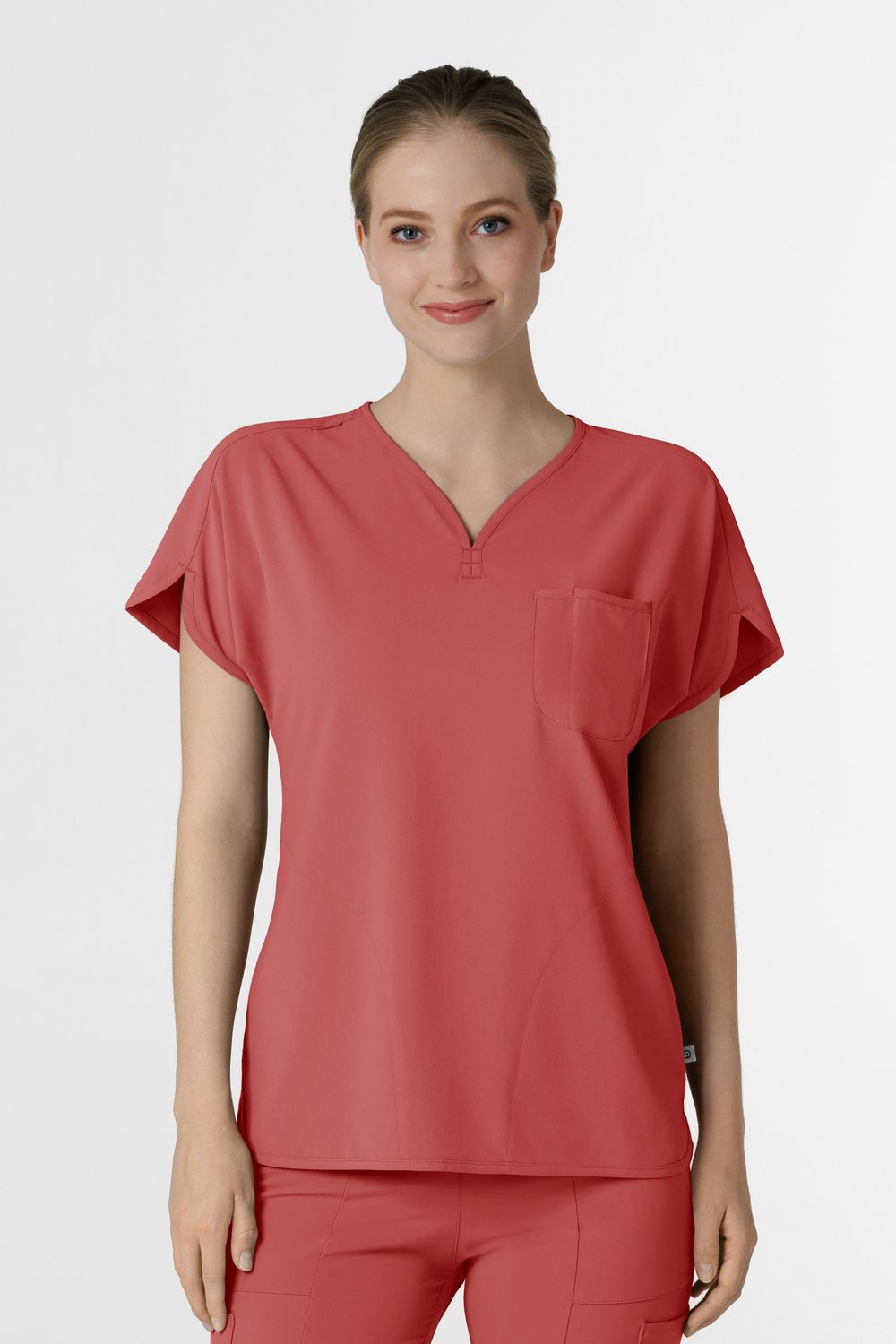 Casacca donna 6634 scollo a V arrotondato mineral red Casacca donna 6634 scollo a V arrotondato mineral red