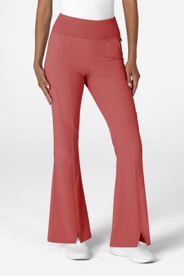 Pantalone donna 5534 cargo svasato mineral red Pantalone donna 5534 cargo svasato mineral red