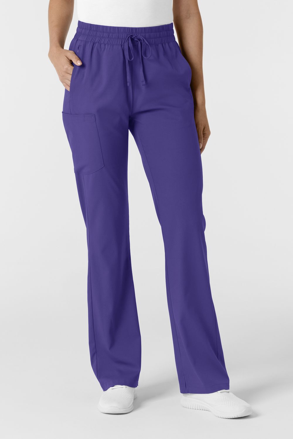 Pantalone donna 5251 palazzo - grape