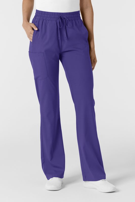 Pantalone donna 5251 palazzo - grape