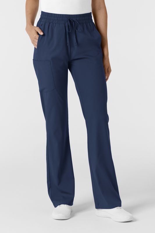 Pantalone donna 5251 palazzo - navy blue
