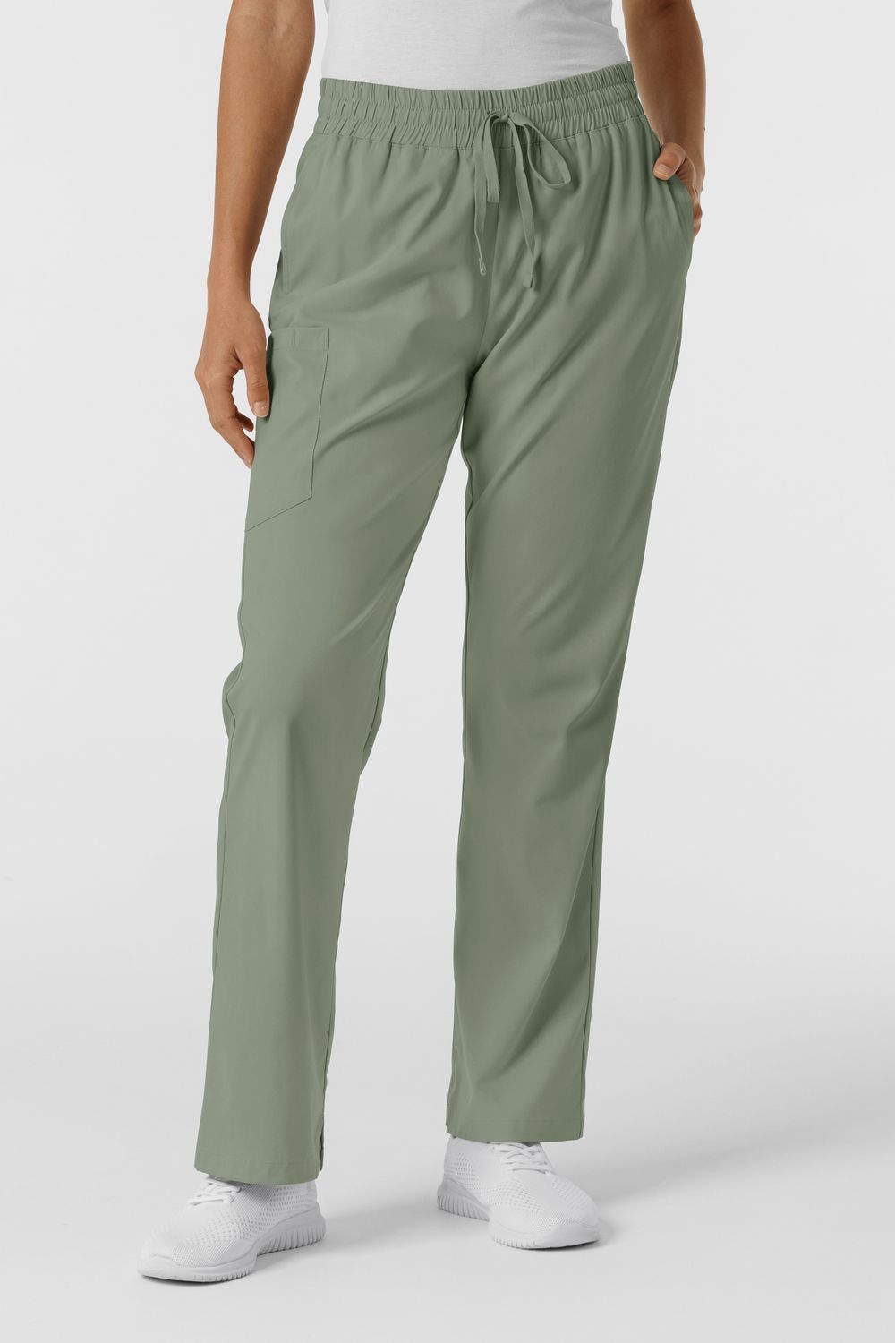 Pantalone donna 5251 palazzo - sage