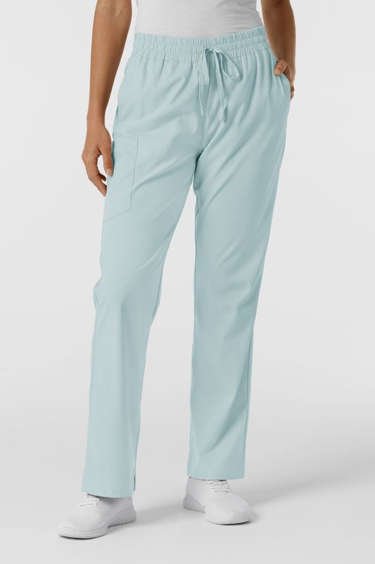 Pantalone donna 5251 palazzo - sky blue