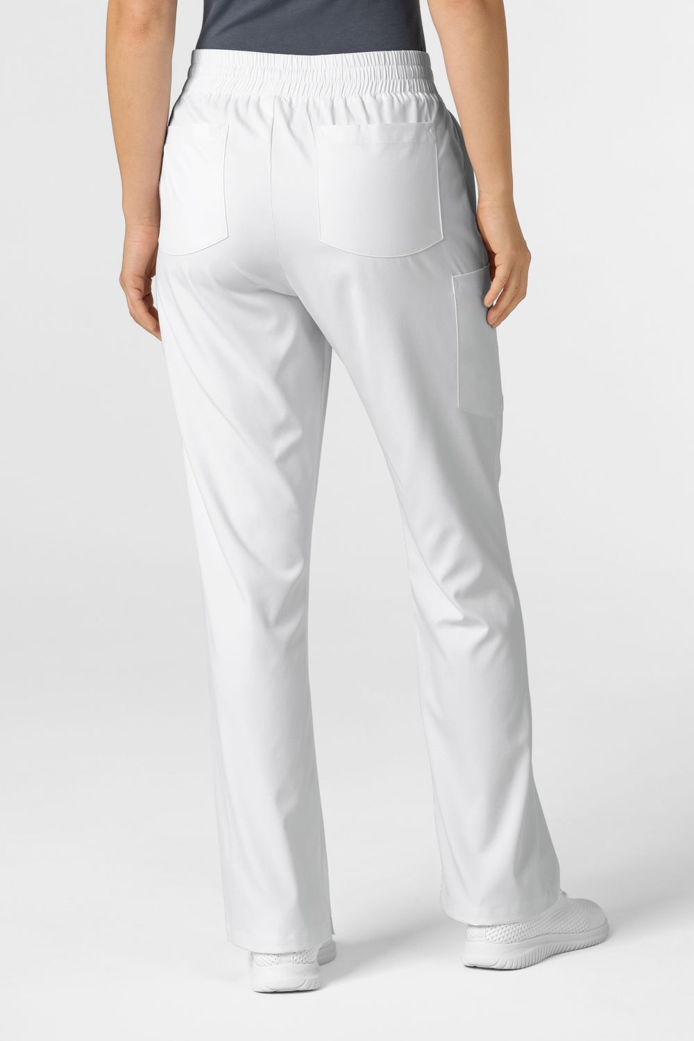 Pantalone donna 5251 palazzo - white