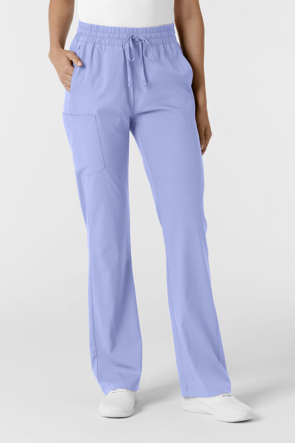 Pantalone donna 5251 palazzo - ceil blue