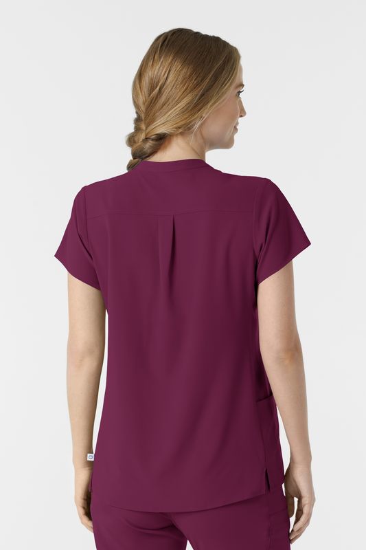 Casacca donna 6734 scollo alla coreana - wine