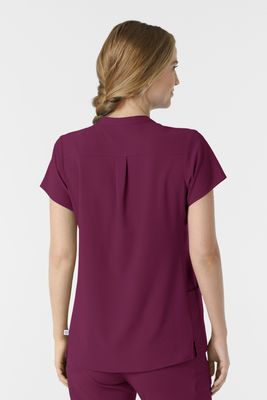 Casacca donna 6734 scollo alla coreana - wine