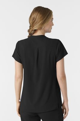 Casacca donna 6734 scollo alla coreana - black