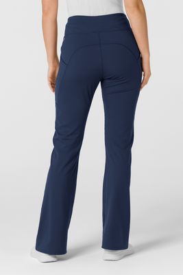 Pantalone donna 5459 yoga svasato navy blue