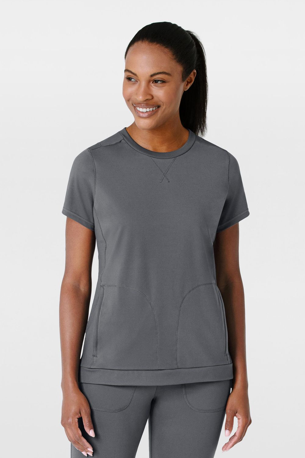 Casacca donna 6359 girocollo pewter