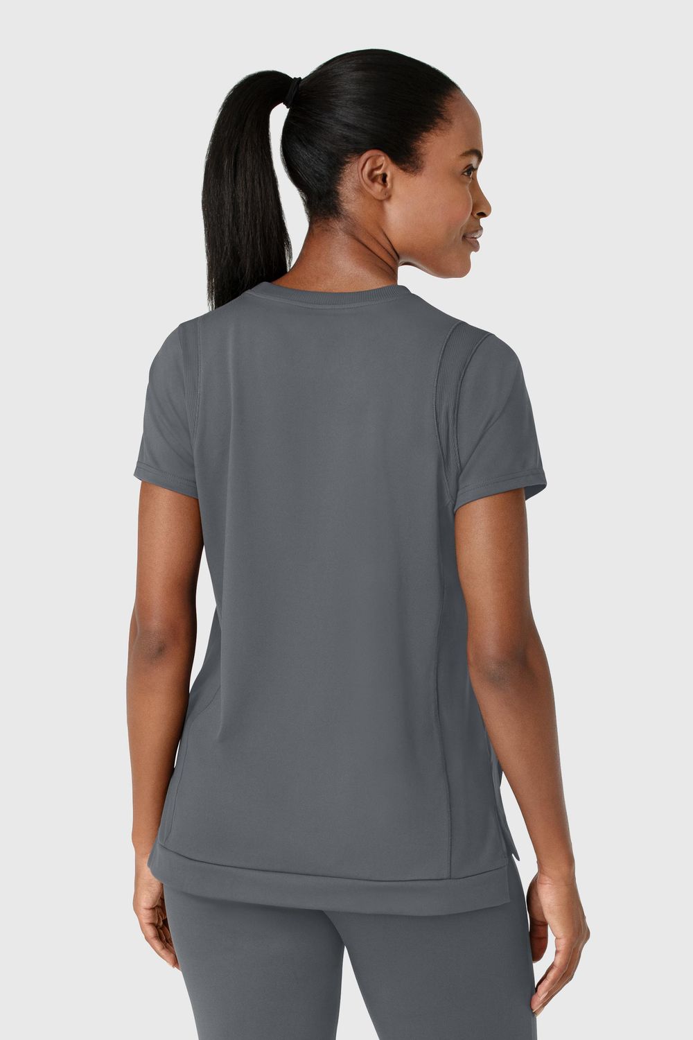 Casacca donna 6359 girocollo - grigio