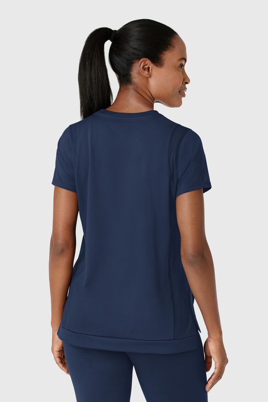 Casacca donna 6359 girocollo - blu navy